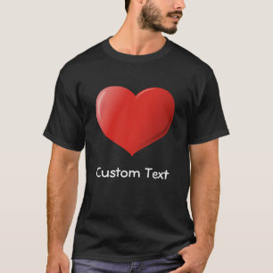 Camiseta Ícone do Coração 3D