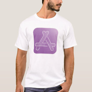 Camiseta Ícone do desenvolvedor rosa