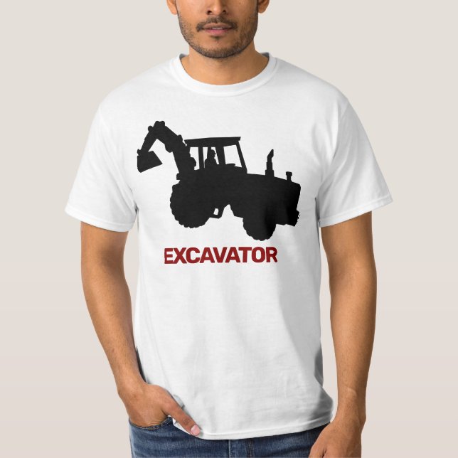 Camiseta Ícone do escavador (Frente)