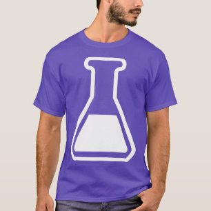 Camiseta Ícone do Frasco do Laboratório de Química
