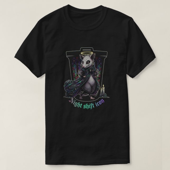Camiseta Ícone do Turno Noturno (Frente do Design)