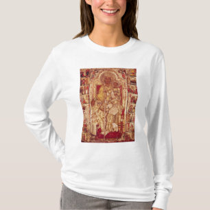 Camiseta Ícone do Virgin e da criança, c.1300