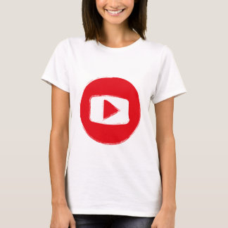 Camiseta ícone do YouTube