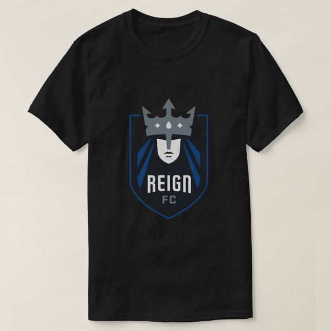 Camiseta Ícone FC reinante - Pressão V-Pescoço (Frente do Design)