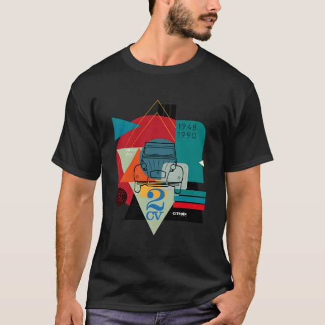 Camiseta Ícone Francês Citroã"N 2Cv (Frente)