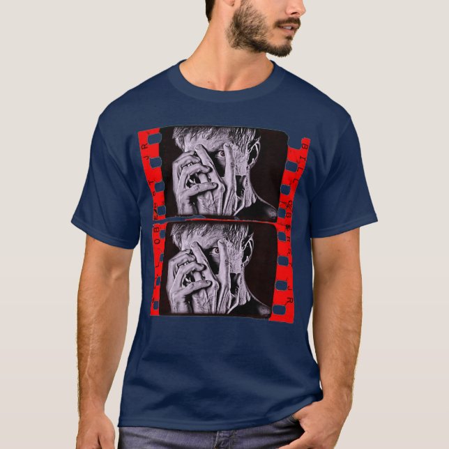 Camiseta Ícone Horror Bill Oberst Jr Filme Clássico de Horr (Frente)