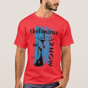 Camiseta Ícone Oficial de Jazz de Thelonious Monk Merch Lp 