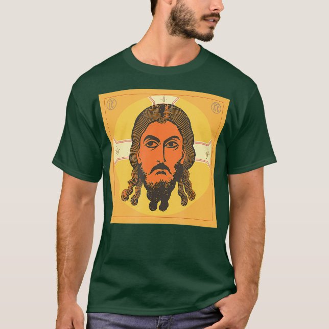 Camiseta Ícone Ortodoxo da Igreja Oriental (Frente)