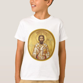 Camiseta Ícone ortodoxo de São Sava