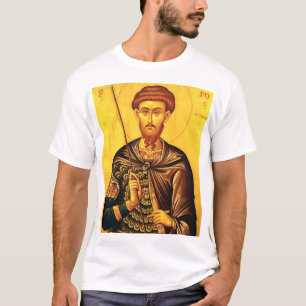 Camiseta ícone ortodoxo de São Teodoro Tiron
