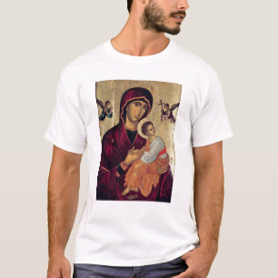 Camiseta Ícone que descreve a mãe santamente da paixão