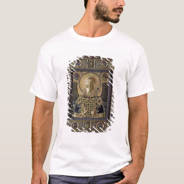Camiseta Ícone que descreve o arcanjo Michael (Frente)
