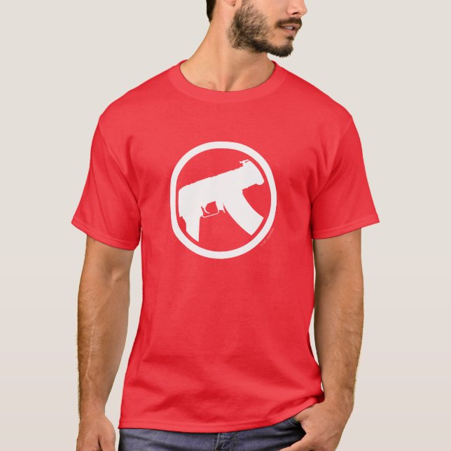 Camiseta Ícone Redstar AK de Echo1USA (Frente)