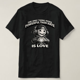 Camiseta Ícone Streetwear Olhos-X Sorridente - Amor Sobre Ó