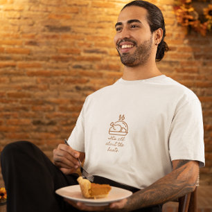 Camiseta Ícone Turco Sobre A Ação De Graças De Baste