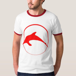 Camiseta Ícone vermelho do golfinho