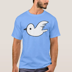 Camiseta ícone voador de asas de pássaros