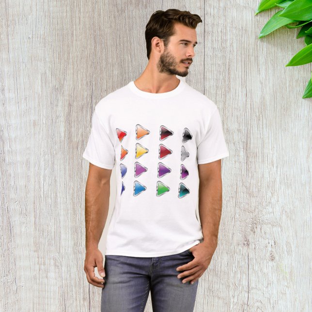 Camiseta Ícones Coloridos (Criador carregado)
