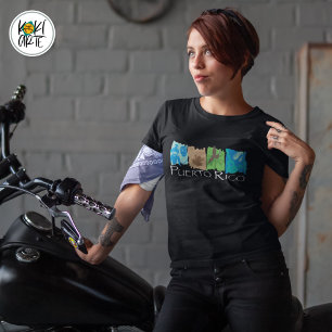 Camiseta Ícones culturais de Porto Rico