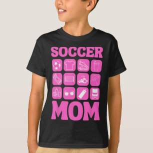 Camiseta Ícones de Mãe de Futebol Essencial de Futebol 