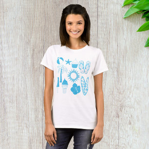 Camiseta Ícones de Verão
