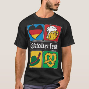 Camiseta Ícones do alemão de Oktoberfest
