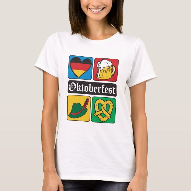 Camiseta Ícones do Oktoberfest (Frente)