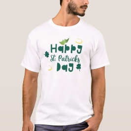 Camiseta Ícones Felizes para o Dia de São Patrício