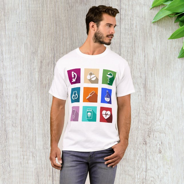 Camiseta Ícones médicos significa T-Shirt (Criador carregado)