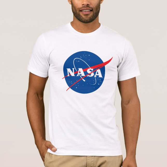 Camiseta Iconic NASA FIT Cotton T-Shirt (Rocket White) (Frente)