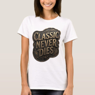 Camiseta Icônica Gold CLÁSSICO NUNCA MORRE