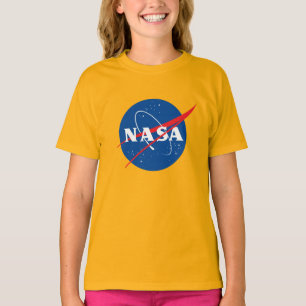 Camiseta Icônica NASA Girls’ Cotton T-Shirt (Satur