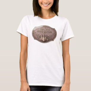 Camiseta icônica Rosa MENOS FALAR MAIS GARRAFAS De