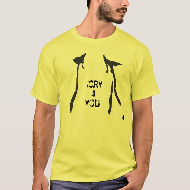 Camiseta #iCRY4You (Frente)