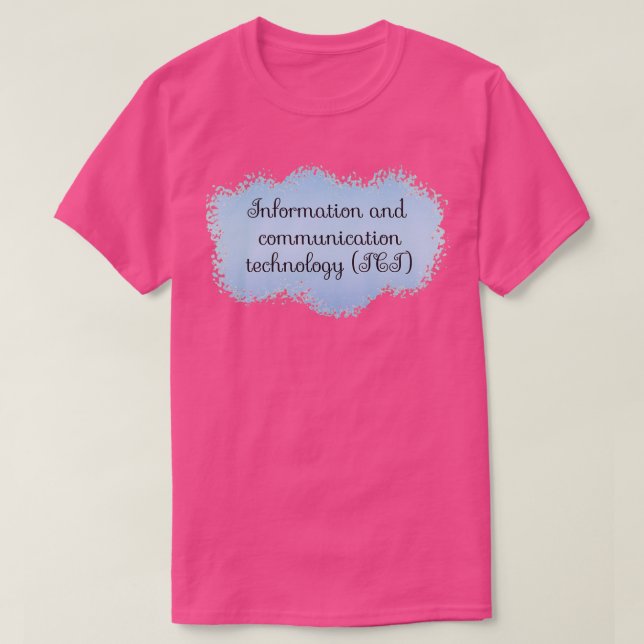Camiseta ICT Information and Communication Technology Schoo (Frente do Design)