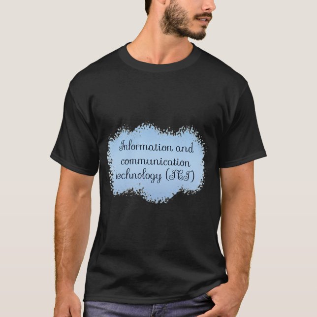 Camiseta Ict - Tecnologia Da Informação E Da Comunicação (Frente)
