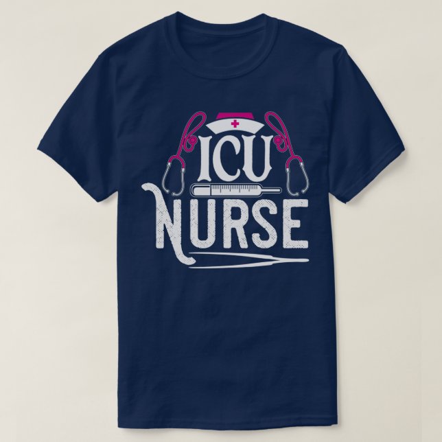 Camiseta Icu Nurse (Frente do Design)