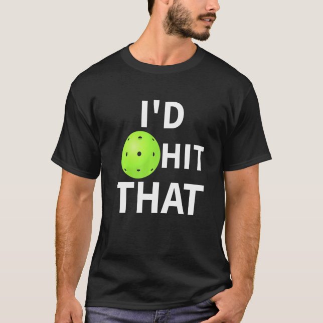Camiseta Id Atingiu Aquele Pickleball (Frente)
