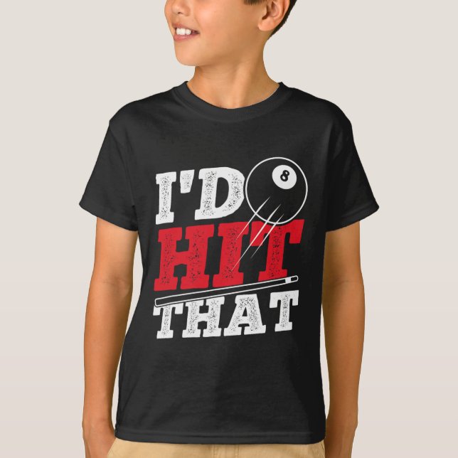 Camiseta Id Atingiu Os Bilhetes De Piscina Cue (Frente)