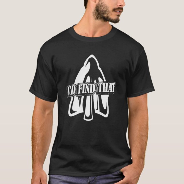 Camiseta I'd Find That Artifact Rocks Flint Arrowhead Colle (Frente)