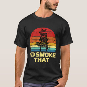 Camiseta Id Grill Que Tira O Pão De Carne Churrasco De Chur