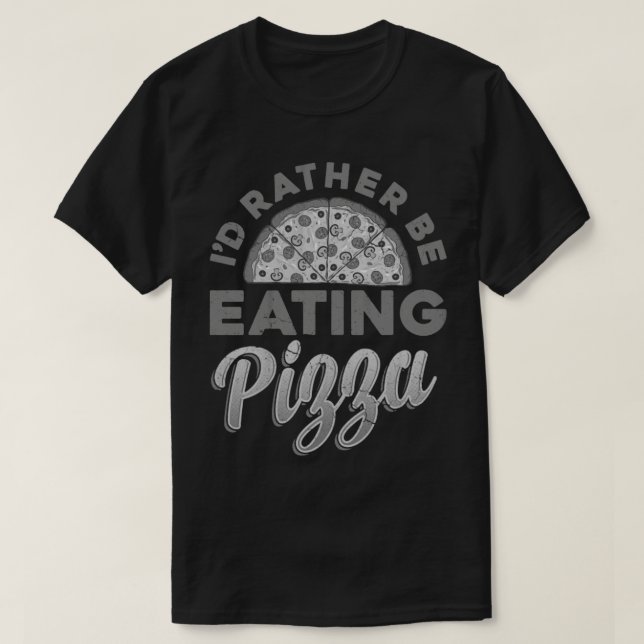 Camiseta Id Preferencialmente Be Coming Pizza Italiana Comi (Frente do Design)