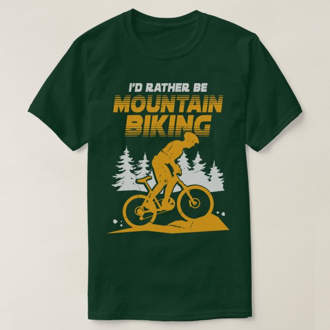 Camiseta Id Preferencialmente Be Mountain Bike (Frente do Design)