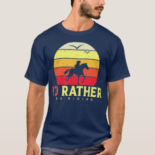 Camiseta ID Preferencialmente Be RidingHorse amante e equíd