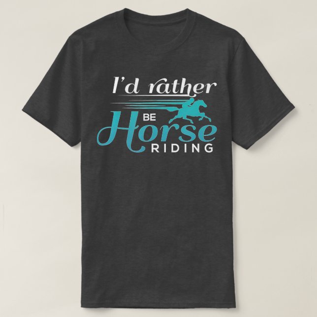 Camiseta Id Preferencialmentes Be Horse RidingHorse Lovers (Frente do Design)