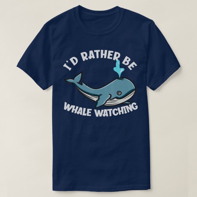 Camiseta Id Preferencialmentes Be Whale Assistindo Baleia A (Frente do Design)