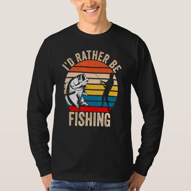 Camiseta Id Preferencialmentes Estão Pescando - Peixes Do E (Frente)