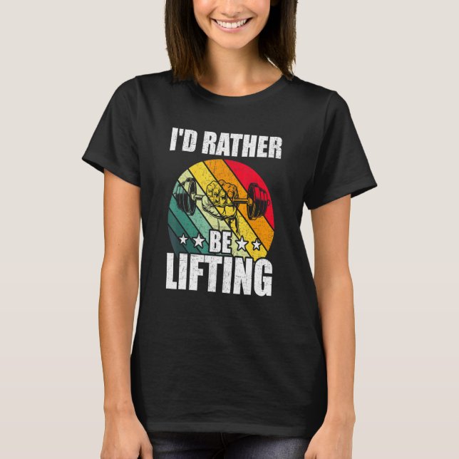 Camiseta Id Preferencialmentes Levantando O Peso Da Constru (Frente)