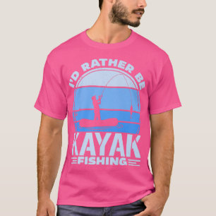 Camiseta Id Preferencialmentes Ser Prêmio De Pesca Kayak