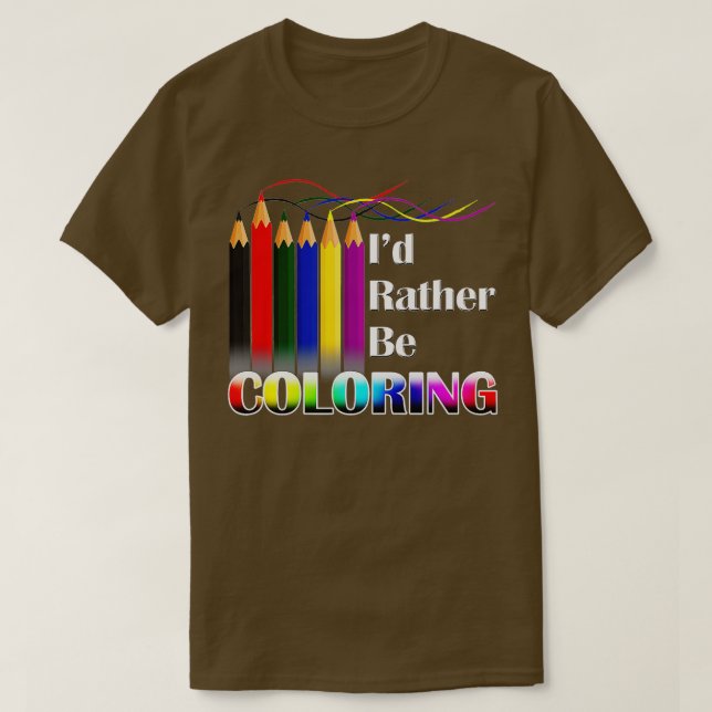 Camiseta Id Preferencialmentes Serem Coloridas Livro De Col (Frente do Design)